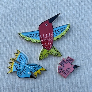 Hummingbird and friends