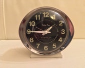 Vintage circa 1960s retro Baby Ben alarm clock