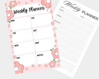 Daily Weekly Success Planner, Productivity Notebook, Goal Achievement, Self-Improvement Tool