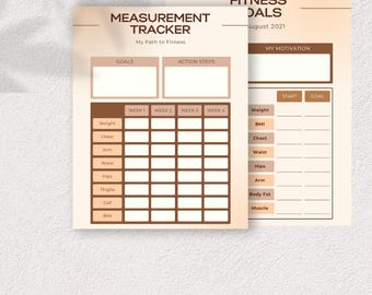Minimalist Fitness Planner, Undated Workout Tracker & Goal Setting Journal, Motivational Gift for Fitness Enthusiasts