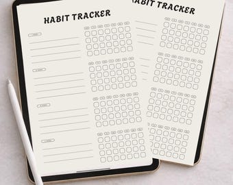 Habit Tracker Planner – Daily Organizer for Building Habits & Achieving Goals
