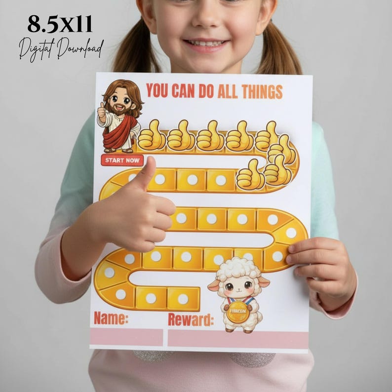 Christian Bible Reading Chart Potty Reward Chart Printable for Kids 30 ...