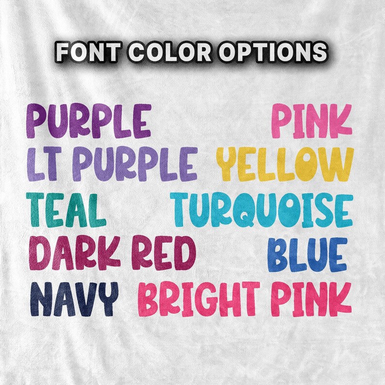 Unicorn Name Blanket - Personalized, Soft Cozy Throw for Girls (Multiple Styles-Sizes) image 2