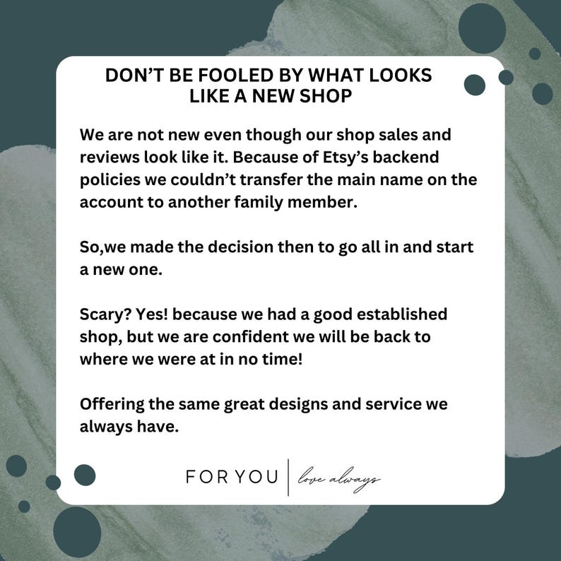 DON'T BE FOOLED BY WHAT LOOKS LIKE A NEW SHOP