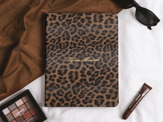 Leopard Print Leather iPad Case For iPad Air 11" 13"2026, 2025 iPad A16, iPad Pro 13" 12.9" 11", iPad 10/9/8, iPad Mini 7/6 Case