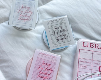 Library Card Kindle Grip, Magnetic Kindle Stand and Holder, Retro Bookish E-Reader Accessory, Gift for Book Lovers