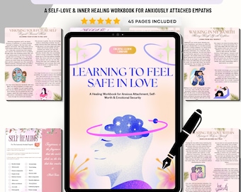 Cahier d'exercices pour femmes sur l'attachement anxieux | Guérison intérieure de l'enfant PDF