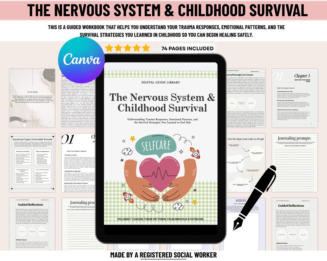Nervous System Healing Workbook PDF | Trauma Recovery, Emotional ...