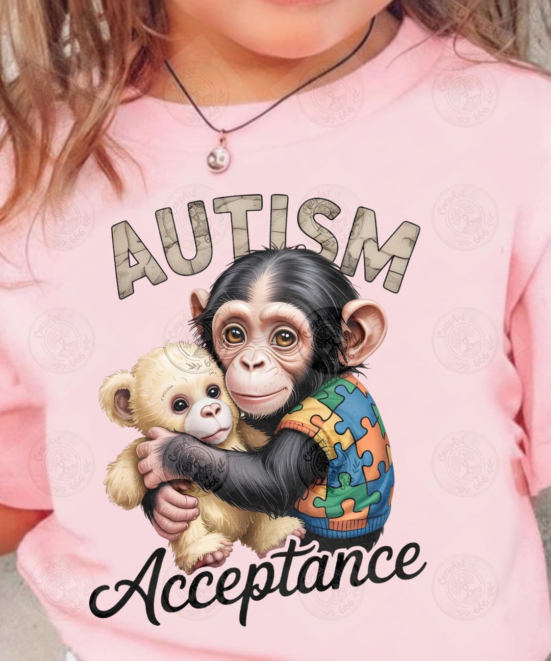 Autism Acceptance Png,autism Advocate Png,mental Health Png,monkey With ...