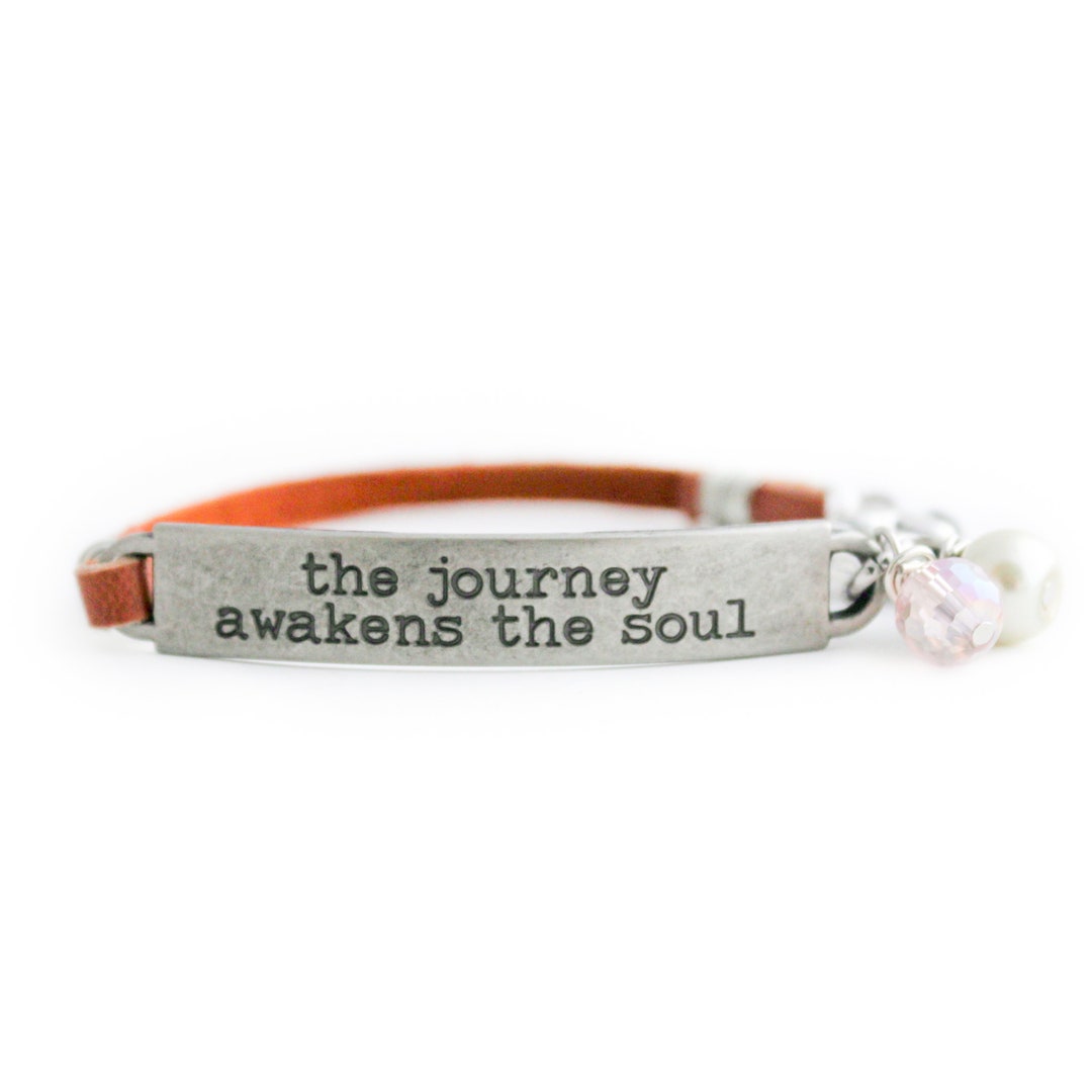 Life's a Journey, Soul Journey Bracelet, Camper Bracelet, Traveler