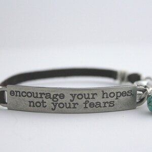 Hope Bracelet, Inspirational Bracelet, Encouragement Gift, Encouragement Bracelet, Mental Health Bracelet, Meditation Bracelet, Mindfulness image 8
