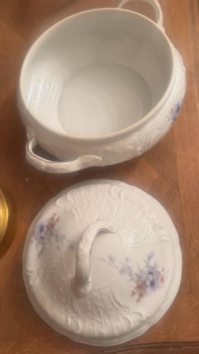 Rosenthal Roses Vintage Rosenthal - Classic Rose Porcelain Set. 74 Piece, 8 Place ...
