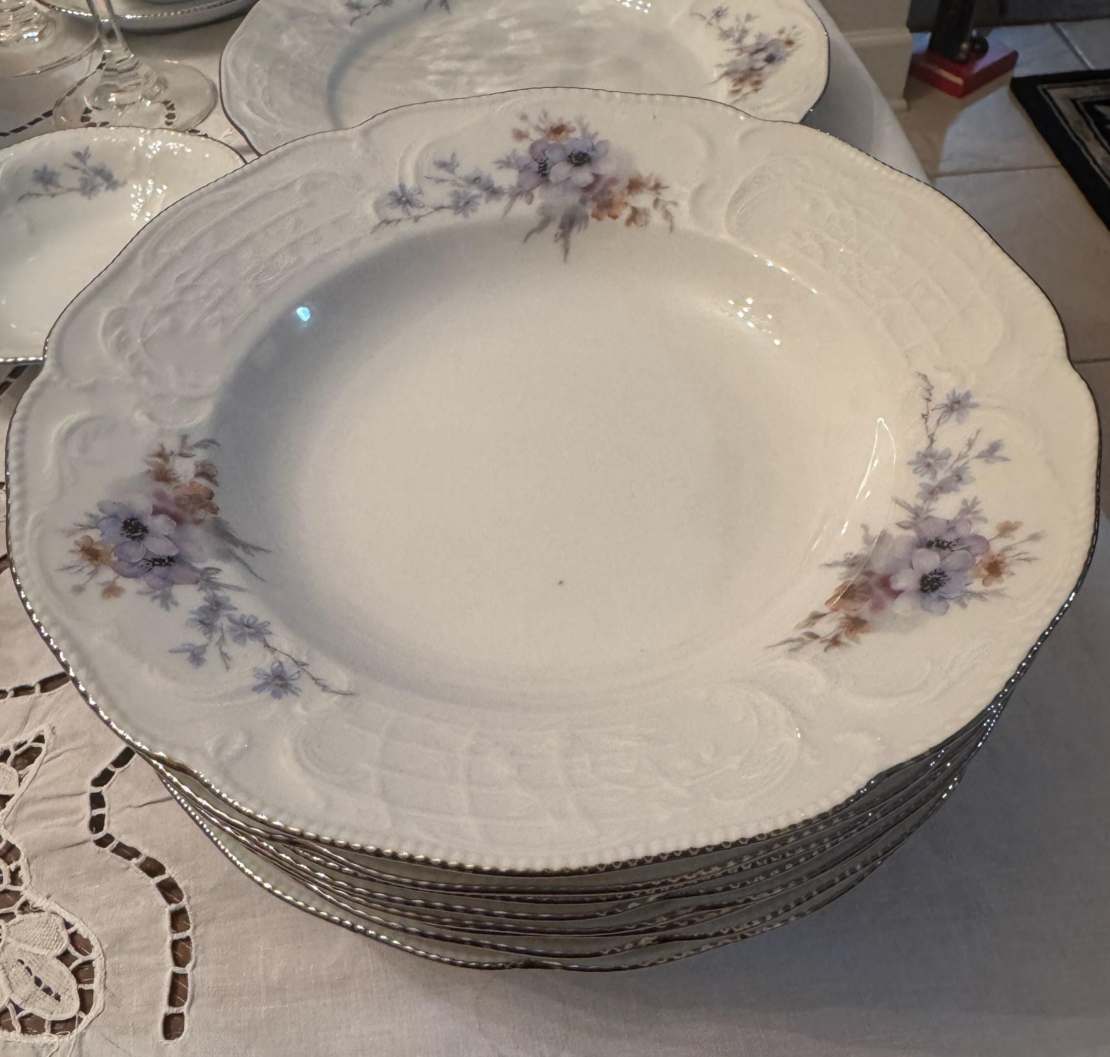 Rosenthal Roses Vintage Rosenthal - Classic Rose Porcelain Set. 74 Piece, 8 Place ...