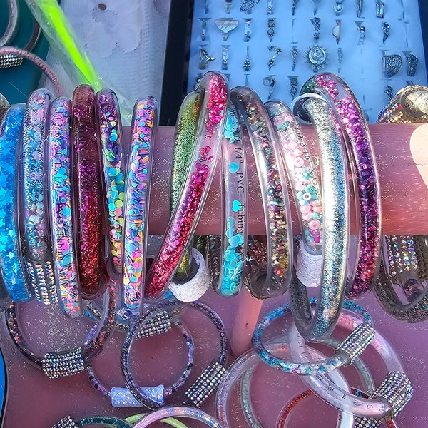 Glitter Jelly Bracelets