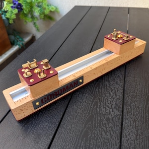 Cordman Standard Paracord Jig | Justerbar armbandsjigg | Modulär Paracord-armbandstillverkare | Knut- och vävverktyg | Trä