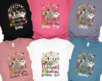 Personalized Universal Studios Family Vacation Shirts, Custom Universal Studios Tee, Matching Universal Studios 2026 Tee, Disney Trip Shirt