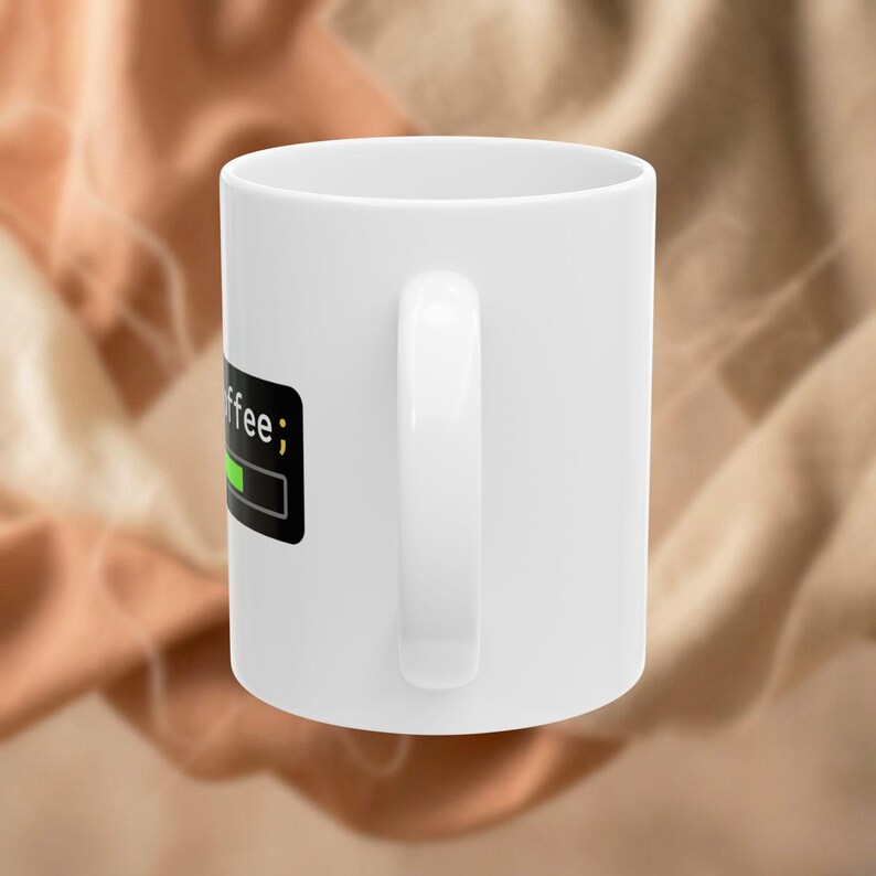 Kaffeebecher | Programmier-Code Kaffee Fortschrittsbalken Bild 7