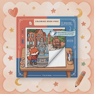Kawaii Animal Coloring Book: Cozy Friends, Bold Easy Pages (PDF + PNG Download) image 4