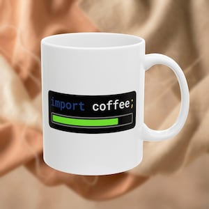 Kaffeebecher | Programmier-Code Kaffee Fortschrittsbalken Bild 4