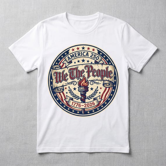 We The People America 250 SVG PNG | Patriotic Semiquincentennial Design (Digital Download)