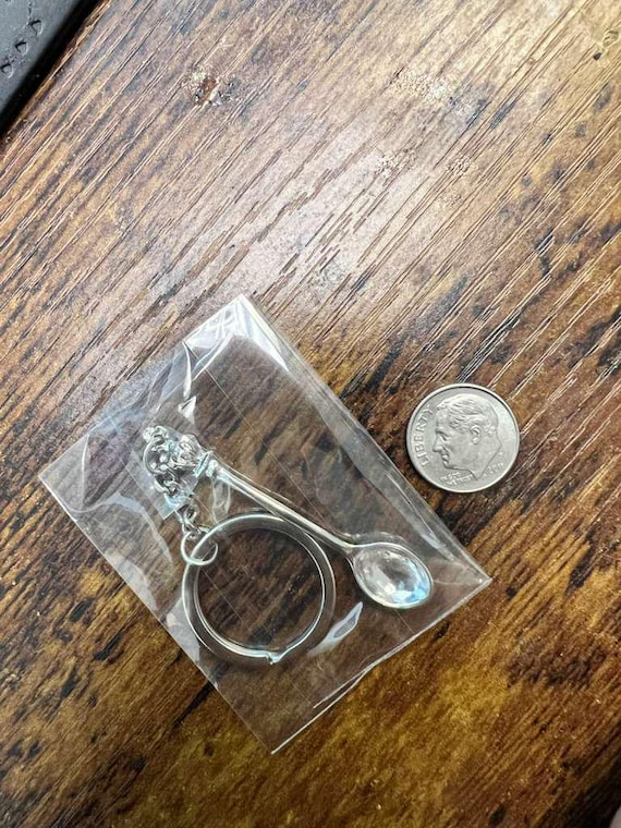 Tiny Spoon Keychain, 2 Colors Available - image 3
