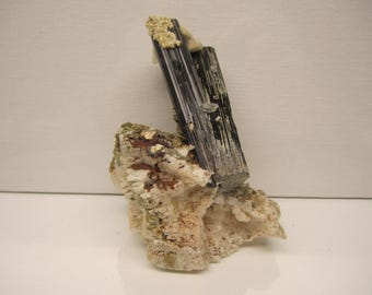 Black Tourmaline in Feldspar/Muscovite, Pakistan #2