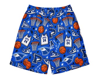 All-Over Print Youth Recycled Mesh Shorts