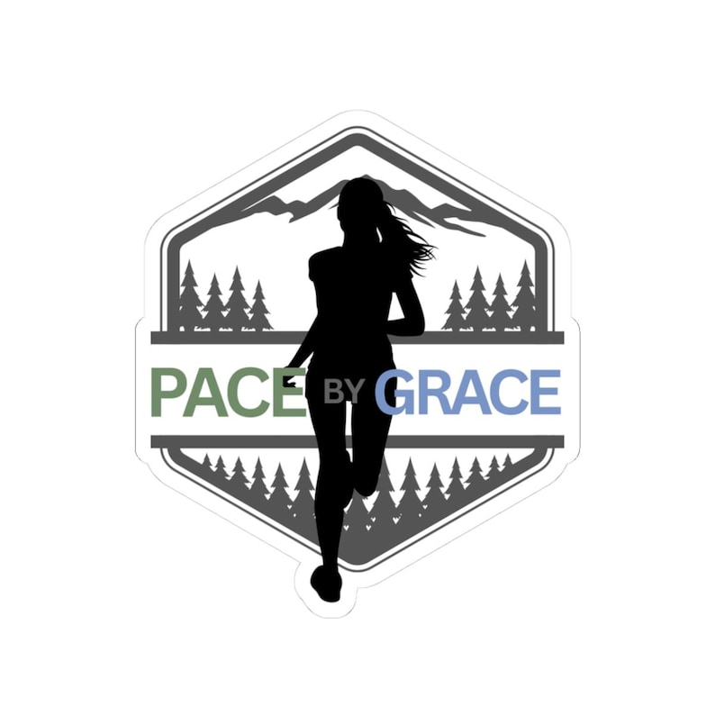 Pacing Problem Pace by Grace Runner Sticker | Christian Inspirational Vinyl Decal - Etsy