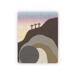He Is Risen Puzzle | Kids Easter Gift | Christian Family Activity