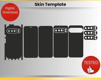 Plantilla de diseño para Google Pixel 10 Pro XL (Svg, Dxf, AI, Cdr, archivo de corte para envoltura de teléfono, silueta de Cricut, descarga digital)