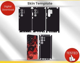 Plantilla de diseño para Samsung Galaxy S25 Ultra 5G (Svg, Dxf, AI, Cdr) / Archivo de corte para Cricut y Silhouette / Descarga digital