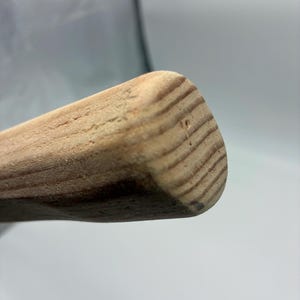 Raw Wood Personal Body Bar | Multifunctional Massage Stick, Muscle Roller, Pull Up Bar with Strap | Embeded with Gemstone