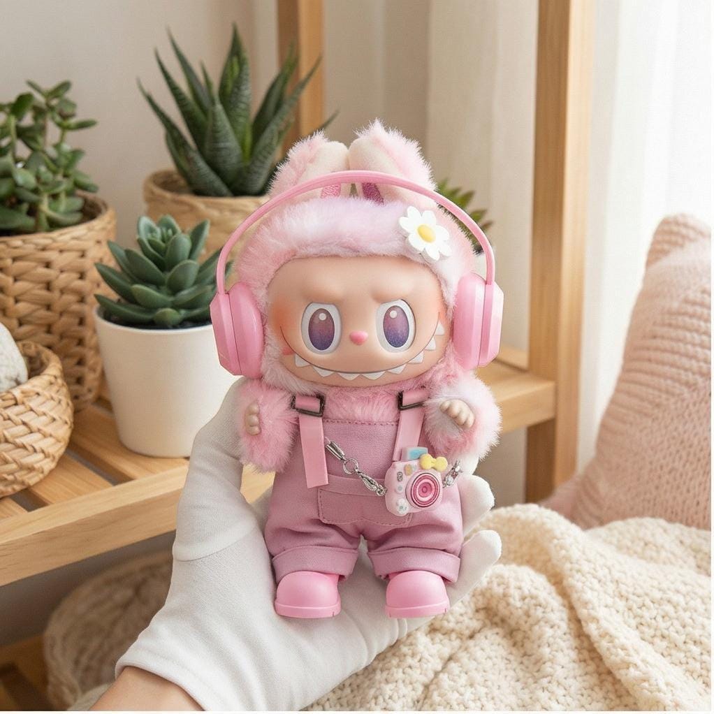 Pop Kleding Voor Labubu 17 Cm Kleding De Monsters Outfit Accessoires