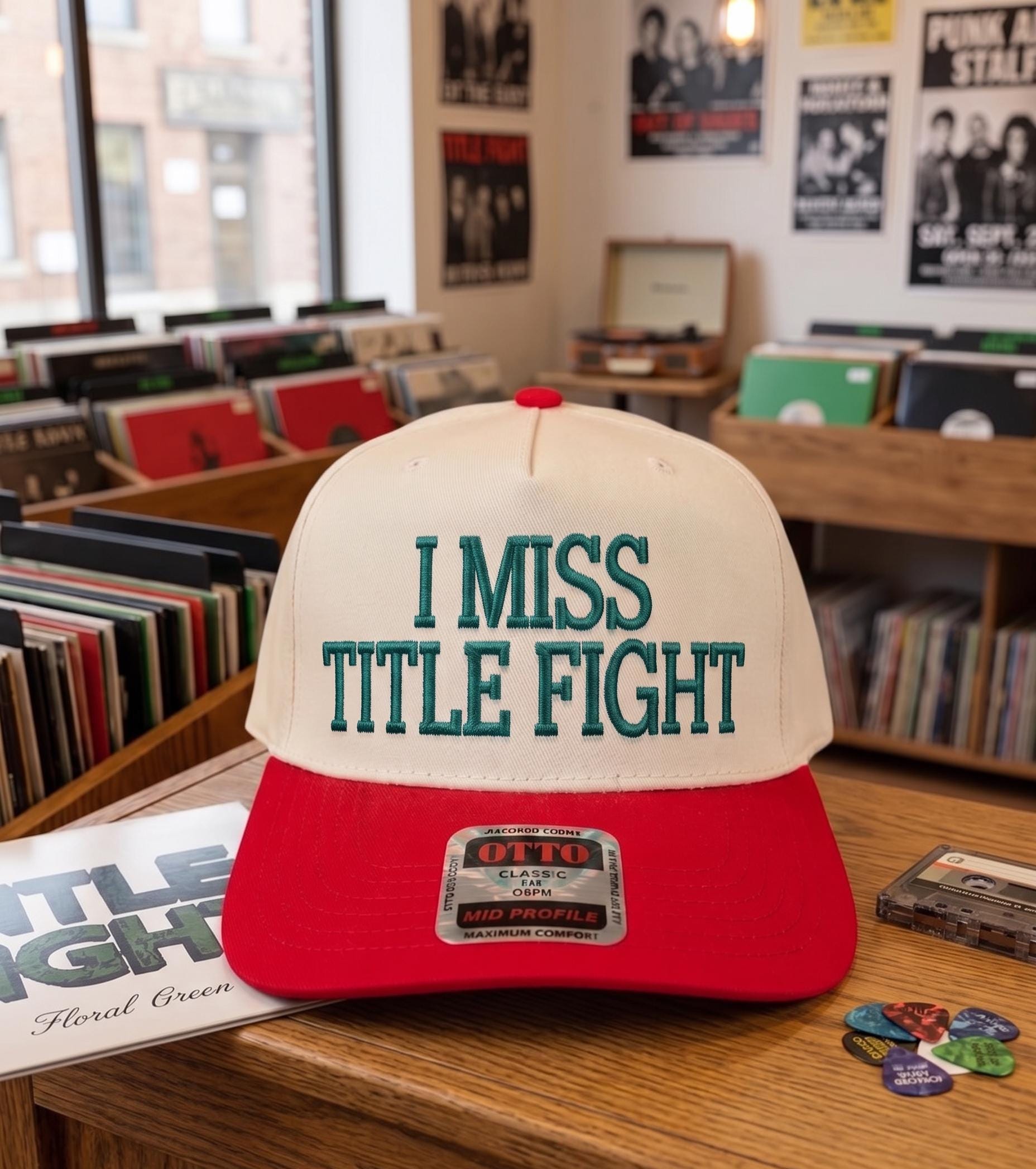TITLE FIGHT キャップ ネイビー ハードコア タイトルファイト Title Fight Hat - Etsy