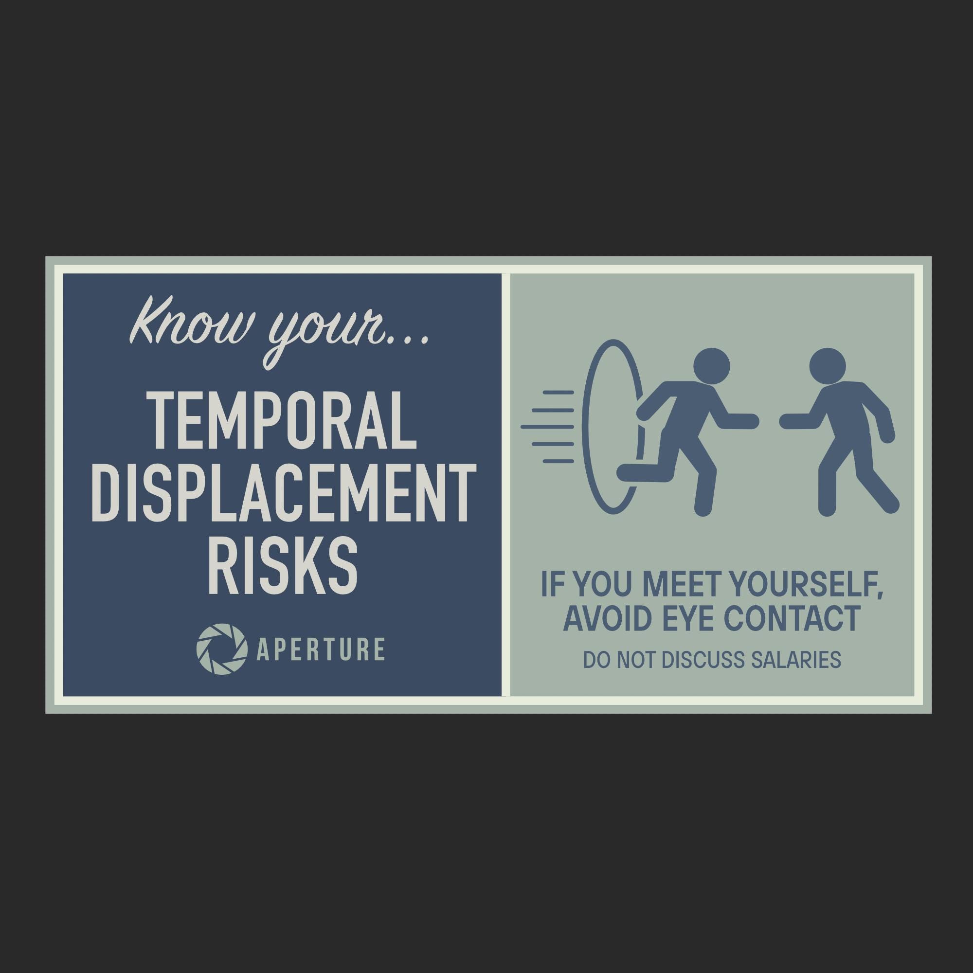 Portal-inspired Aperture Science Safety Sign (digital Print Files) - Etsy