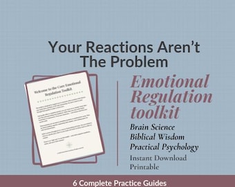 Christian Emotional Regulation Toolkit | Brain Science, Biblical Wisdom & Nervous System Reset