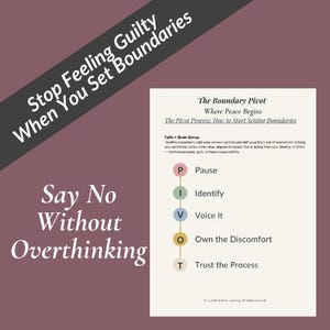 Complete Christian Boundary System | Faith + Neuroscience Journals, Worksheets, Devotional & Reflection Tools