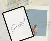90-Day Mindfulness Journal Planner | Self-Care, Wellness (Digital Fillable)