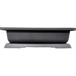 18 Inch Rectangular Bonsai Pot with Drip Tray, Indoor Outdoor Planter