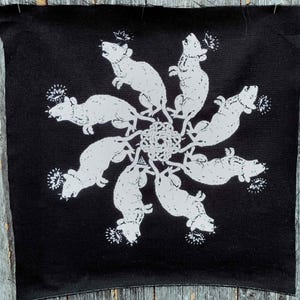 Ratking | Backpatch | Screenprint | DIY, Punk, Goth, Cottage Core, Metal, ... | Accessoire for Jackets, Bags, Hoodies and more