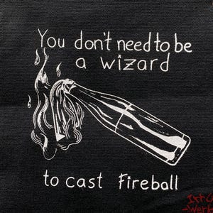 You don't need to be a wizard | Patch / Aufnäher | Screenprint | DIY Crust Punk | Accessoire zum aufnähen