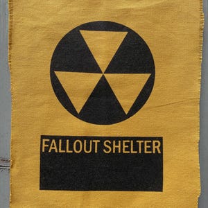 Fallout Shelter Aufnäher | Punk Endzeit LARP | Siebdruck Accessory Kutten Jacken