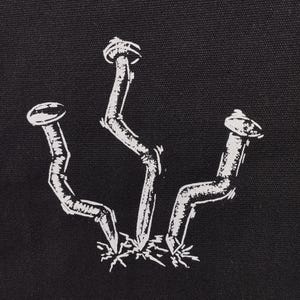 Crooked Nails | Screenprint Patch | DIY Crust Punk Goth | Accessory for Battle Jacket  Vest