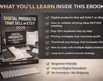 Digital Products to Sell on Etsy in 2025: Passive Income Blueprint (PDF)