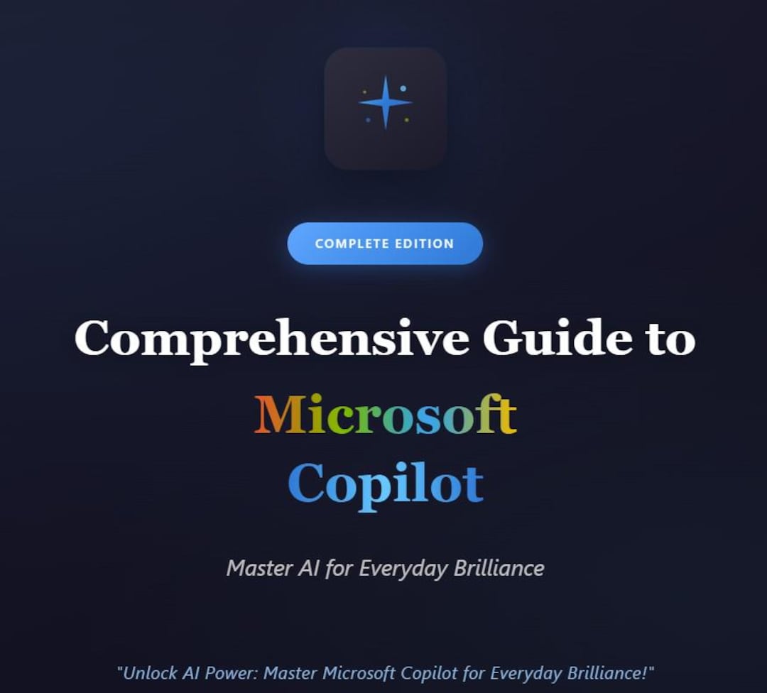 Microsoft Copilot AI Guide | Word, Excel, PPT, Outlook, Teams (PDF ...