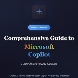 Microsoft Copilot AI Guide | Word, Excel, PPT, Outlook, Teams (PDF Download)