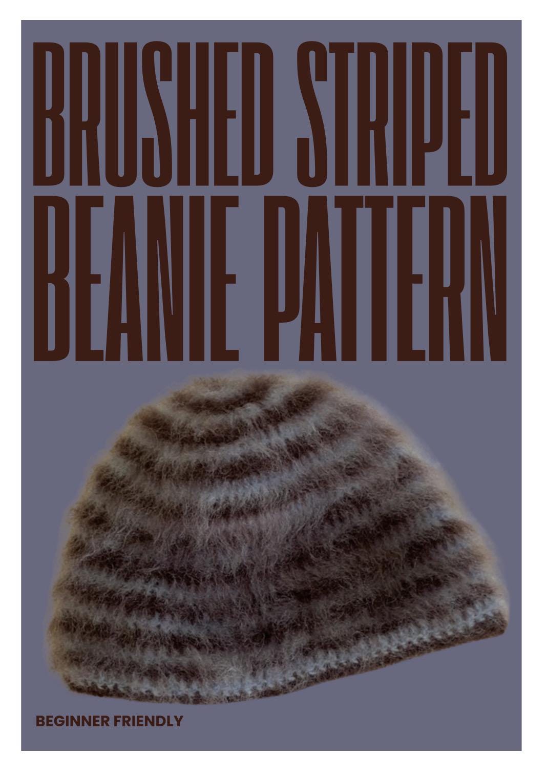39 Beanie Hat Crochet Patterns: Upgrade Your Style Game Today! 7 Fluffy striped beanie crochet