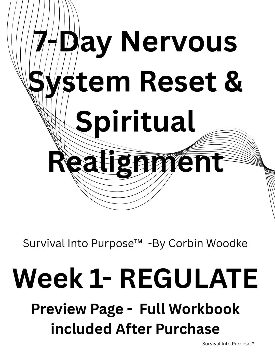 7 Day Nervous System Reset Workbook | Faith-based Healing | Trauma ...