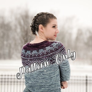 Tensia Sweater Knitting Pattern | Instant Download | PATTERN ONLY