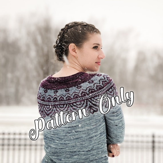 Tensia Sweater Knitting Pattern | Instant Download | PATTERN